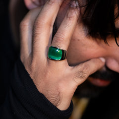 Emerald Signet - Men's Ring