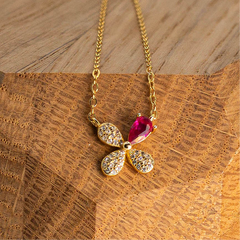 Ruby Favour Necklace
