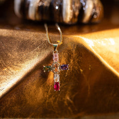 Princess Cross Necklace