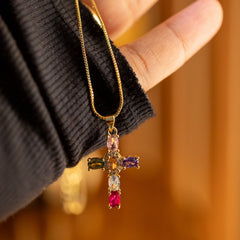 Princess Cross Necklace