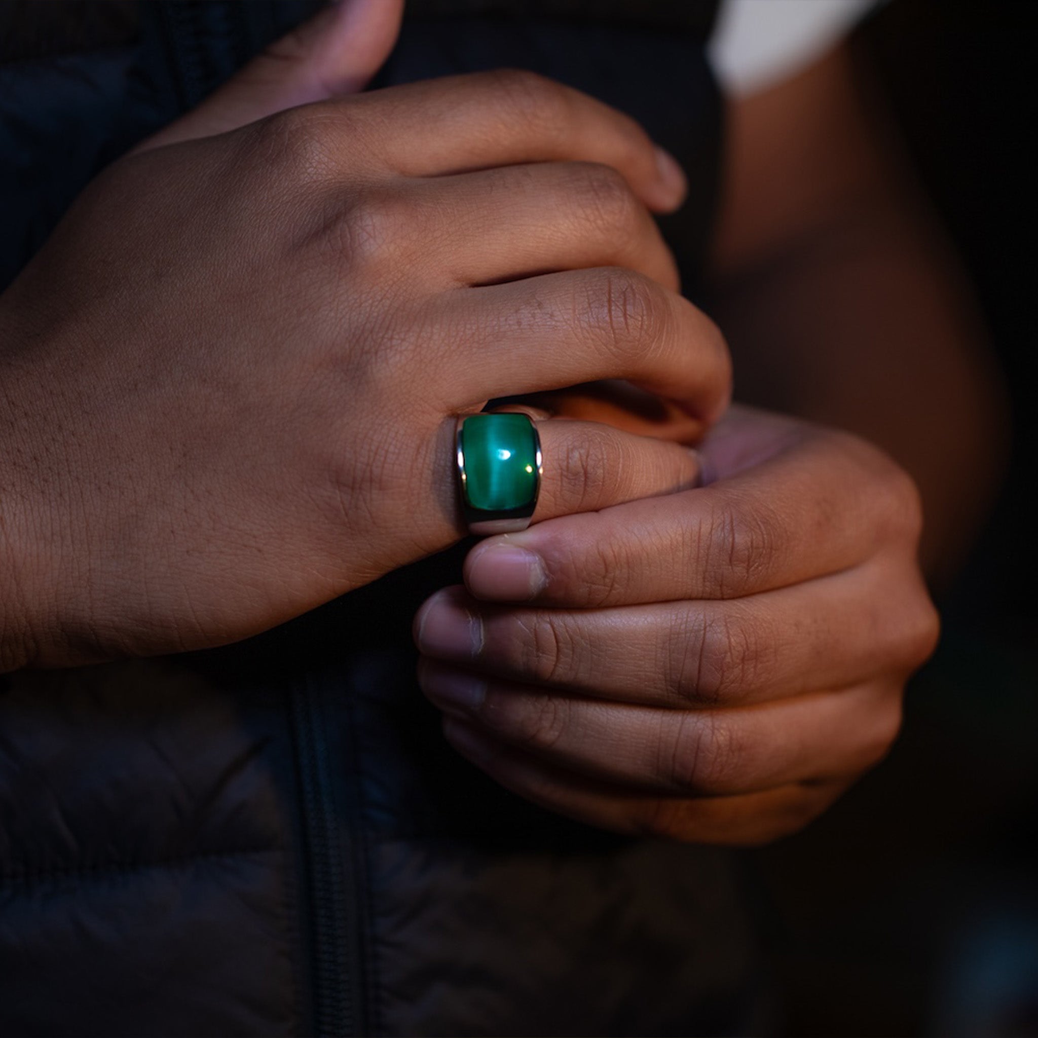 Emerald Signet - Men's Ring
