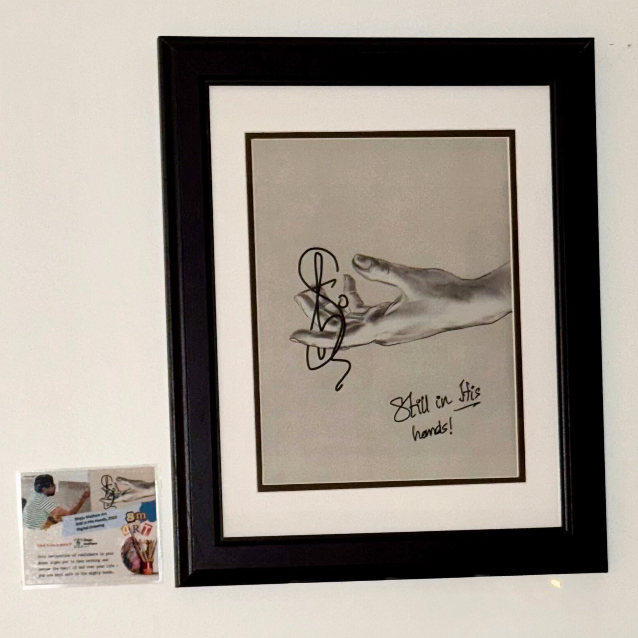 Still in His Hands - Art print