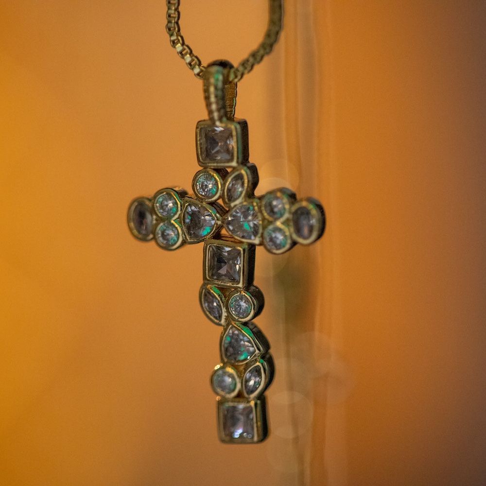 Crystal Cross Necklace