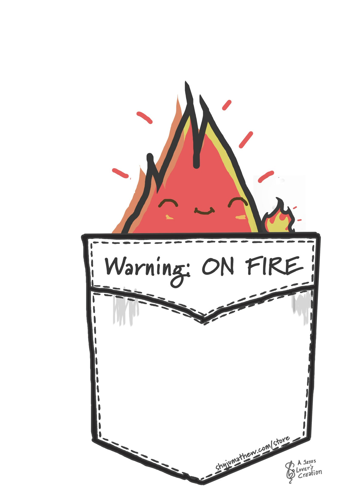 ¡La mascota del fuego!